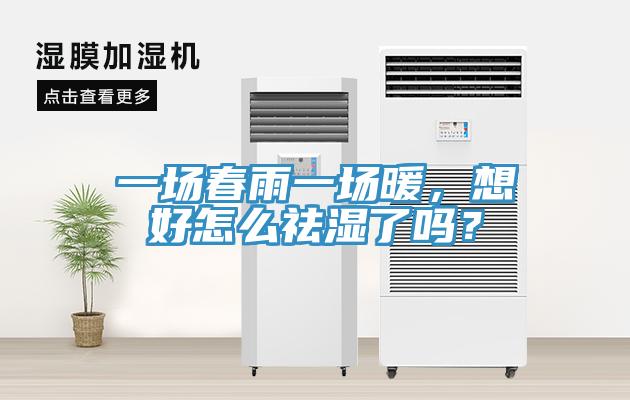 一場春雨一場暖，想好怎么祛濕了嗎？