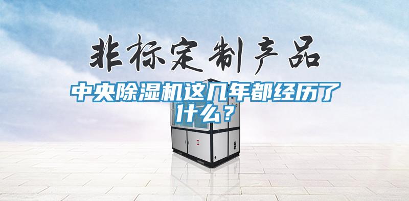 中央除濕機(jī)這幾年都經(jīng)歷了什么？