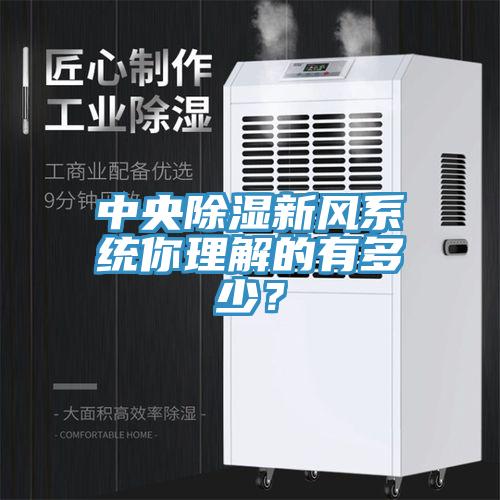 中央除濕新風(fēng)系統(tǒng)你理解的有多少？