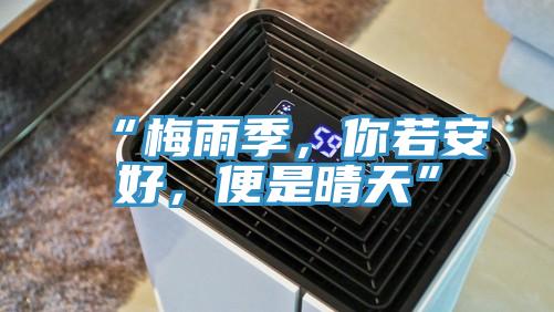 “梅雨季，你若安好，便是晴天”