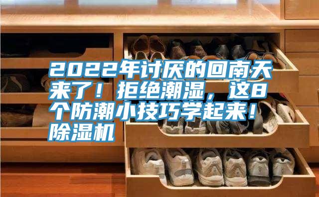 2022年討厭的回南天來了！拒絕潮濕，這8個防潮小技巧學(xué)起來！除濕機