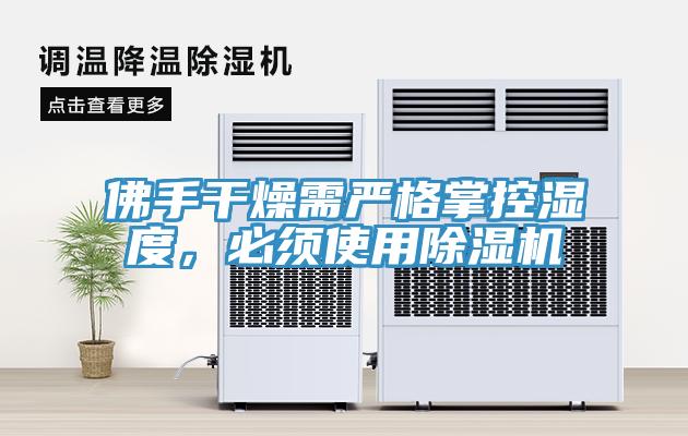佛手干燥需嚴(yán)格掌控濕度，必須使用除濕機(jī)