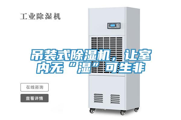 吊裝式除濕機(jī)，讓室內(nèi)無(wú)“濕”可生非