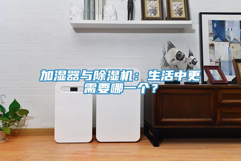加濕器與除濕機：生活中更需要哪一個？