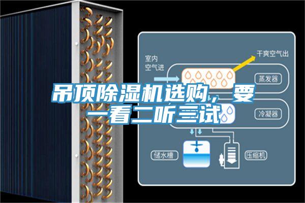 吊頂除濕機(jī)選購(gòu)，要一看二聽(tīng)三試