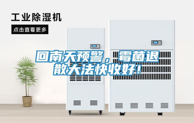 回南天預(yù)警，霉菌退散大法快收好！