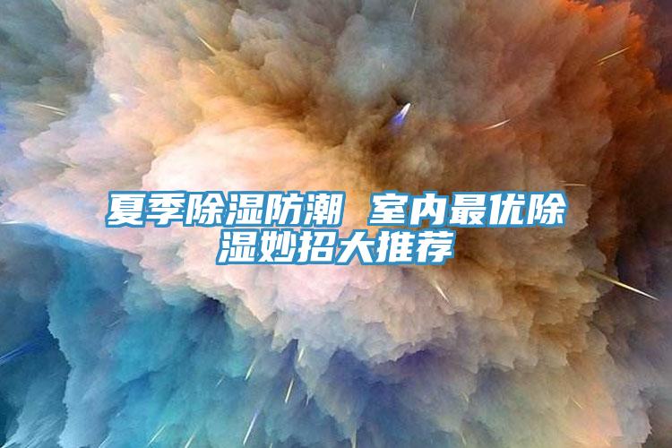 夏季除濕防潮 室內最優(yōu)除濕妙招大推薦
