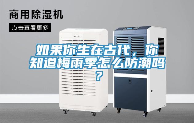 如果你生在古代，你知道梅雨季怎么防潮嗎？