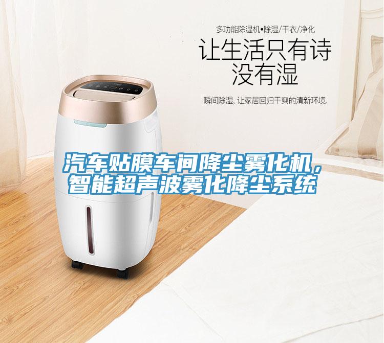 汽車貼膜車間降塵霧化機(jī)，智能超聲波霧化降塵系統(tǒng)