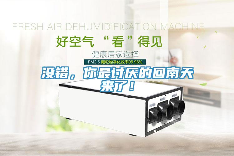 沒(méi)錯(cuò)，你最討厭的回南天來(lái)了！