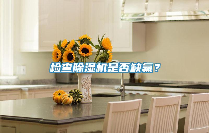 檢查除濕機是否缺氟？