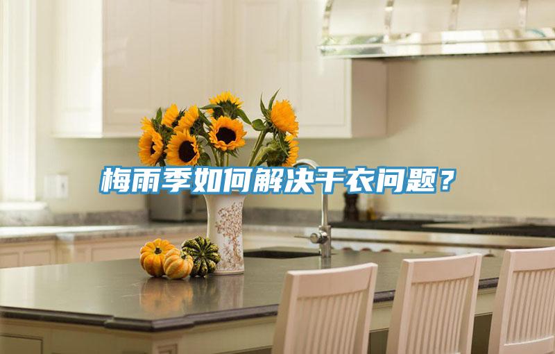 梅雨季如何解決干衣問題？