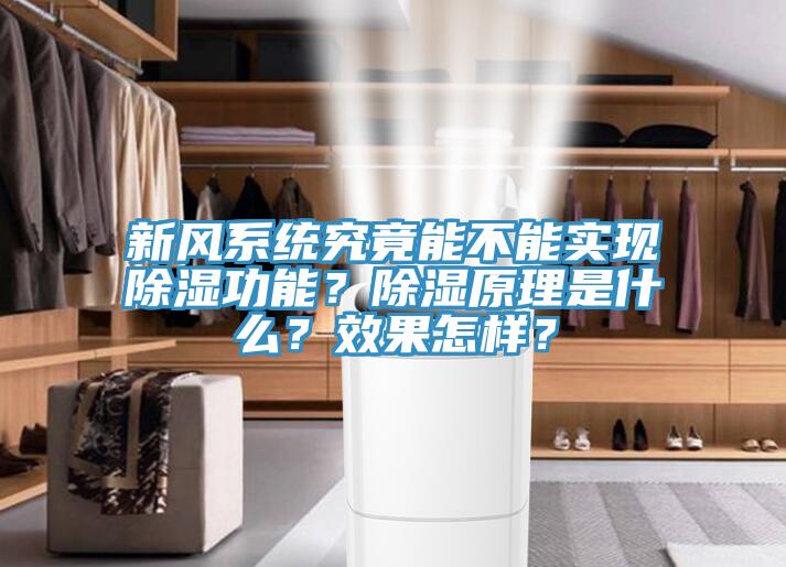 新風系統(tǒng)究竟能不能實現(xiàn)除濕功能？除濕原理是什么？效果怎樣？