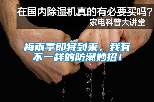 梅雨季即將到來，我有不一樣的防潮妙招！