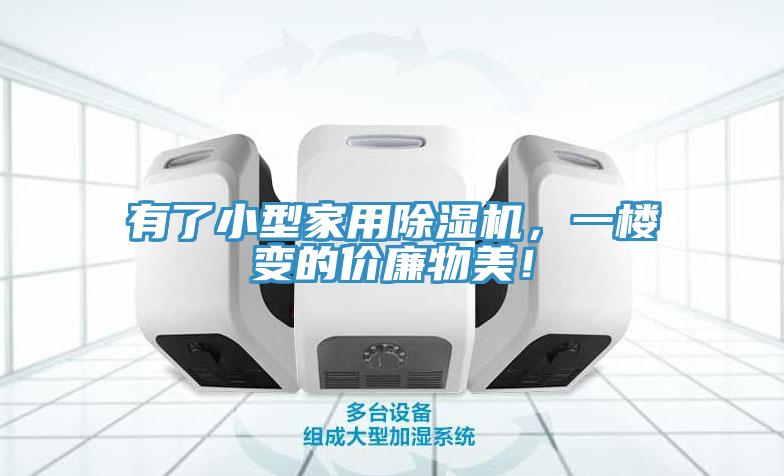 有了小型家用除濕機，一樓變的價廉物美！