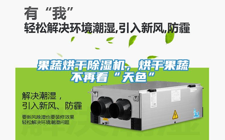 果蔬烘干除濕機(jī)，烘干果蔬不再看“天色”