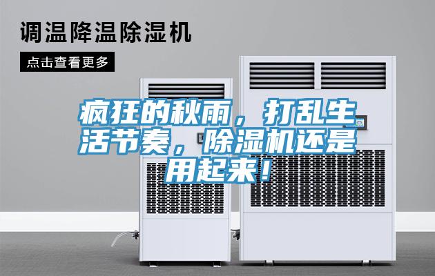 瘋狂的秋雨，打亂生活節(jié)奏，除濕機(jī)還是用起來！