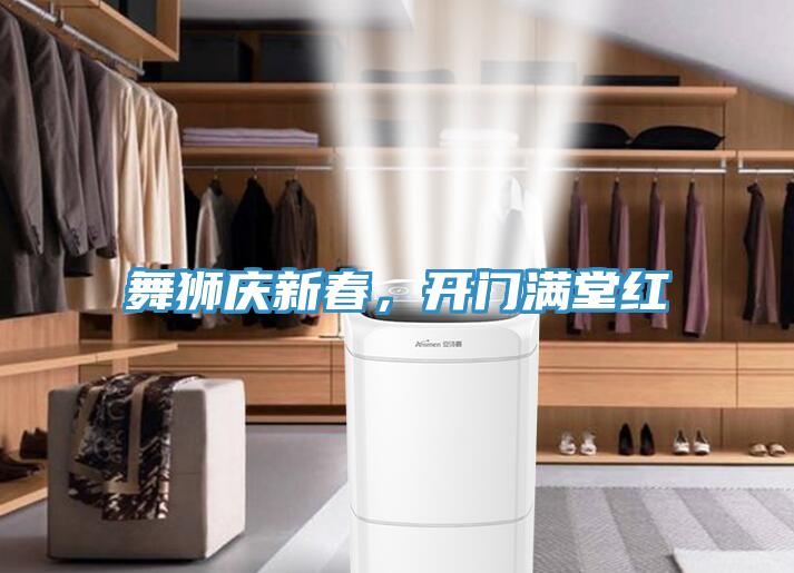 舞獅慶新春，開門滿堂紅