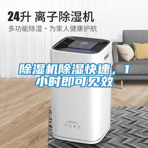 除濕機除濕快速，1小時即可見效