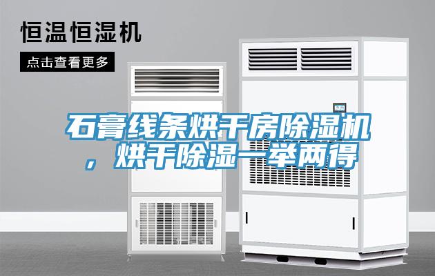 石膏線條烘干房除濕機，烘干除濕一舉兩得