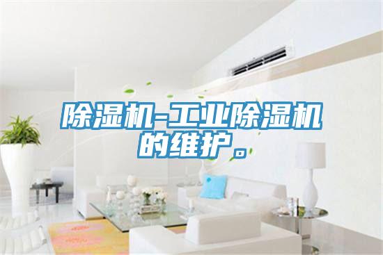 除濕機(jī)-工業(yè)除濕機(jī)的維護(hù)。