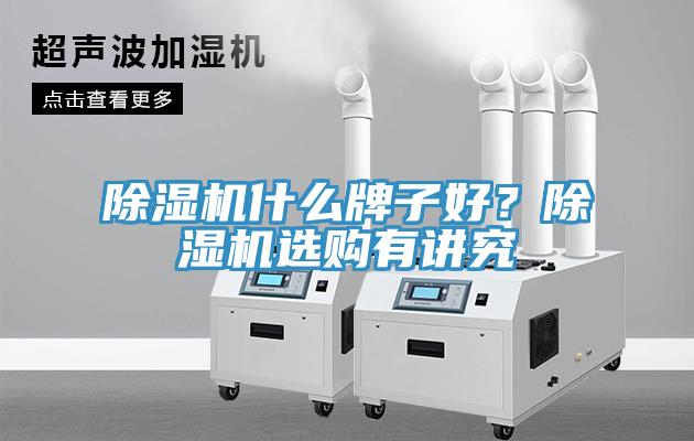 除濕機(jī)什么牌子好？除濕機(jī)選購(gòu)有講究
