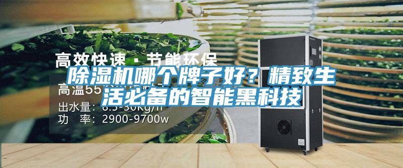除濕機(jī)哪個(gè)牌子好？精致生活必備的智能黑科技