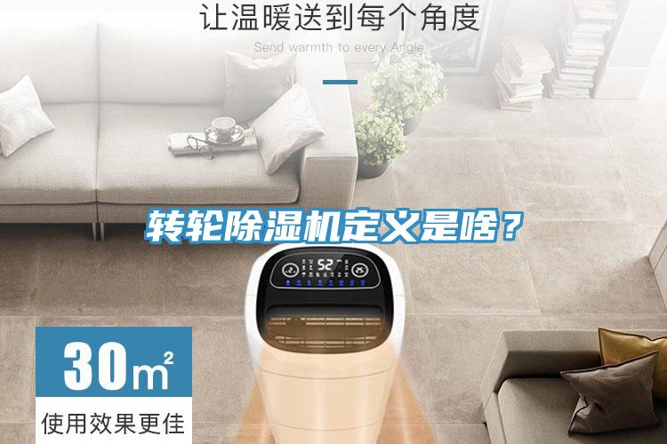 轉(zhuǎn)輪除濕機(jī)定義是啥？