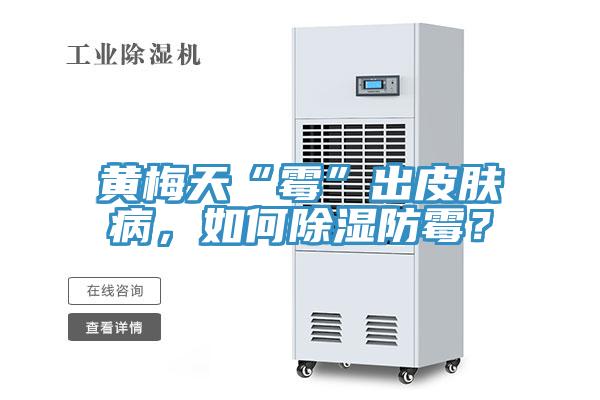 黃梅天“霉”出皮膚病，如何除濕防霉？