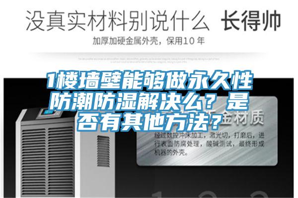 1樓墻壁能夠做永久性防潮防濕解決么？是否有其他方法？