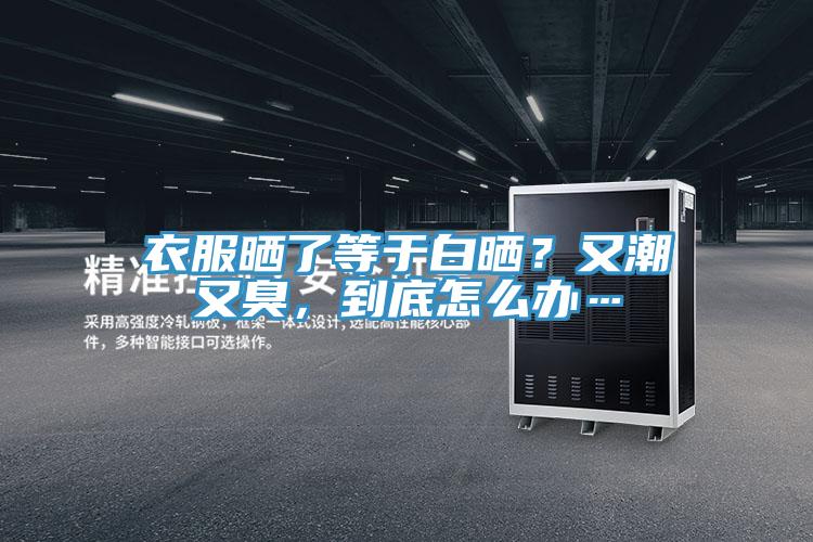 衣服曬了等于白曬？又潮又臭，到底怎么辦…