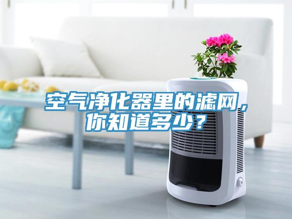 空氣凈化器里的濾網(wǎng)，你知道多少？