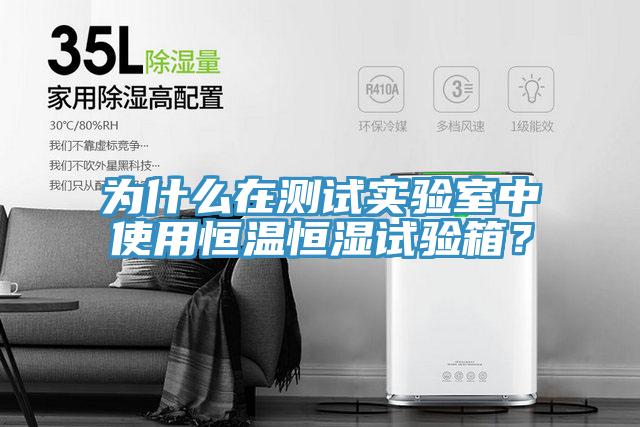 為什么在測試實驗室中使用恒溫恒濕試驗箱？