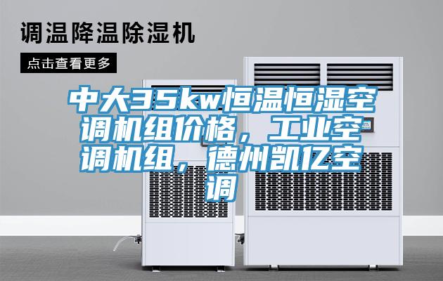 中大35kw恒溫恒濕空調(diào)機(jī)組價格，工業(yè)空調(diào)機(jī)組，德州凱億空調(diào)
