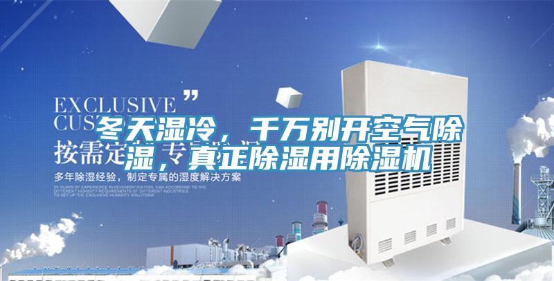 冬天濕冷，千萬別開空氣除濕，真正除濕用除濕機