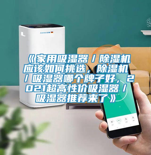 《家用吸濕器／除濕機(jī)應(yīng)該如何挑選，除濕機(jī)／吸濕器哪個(gè)牌子好，2021超高性價(jià)吸濕器／吸濕器推薦來了》