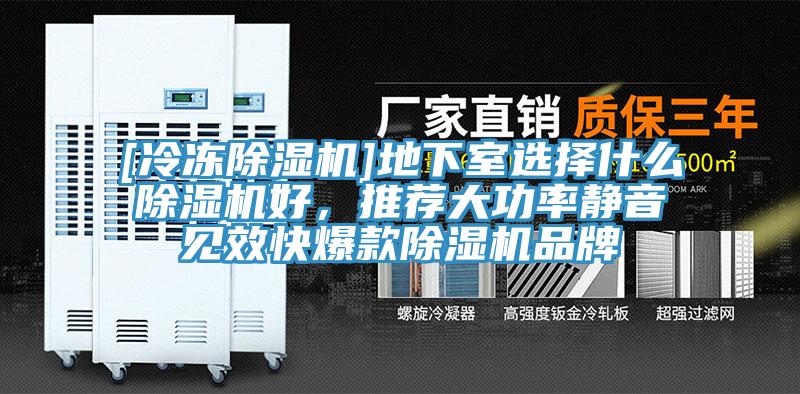 [冷凍除濕機]地下室選擇什么除濕機好，推薦大功率靜音見效快爆款除濕機品牌