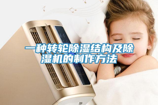 一種轉(zhuǎn)輪除濕結構及除濕機的制作方法