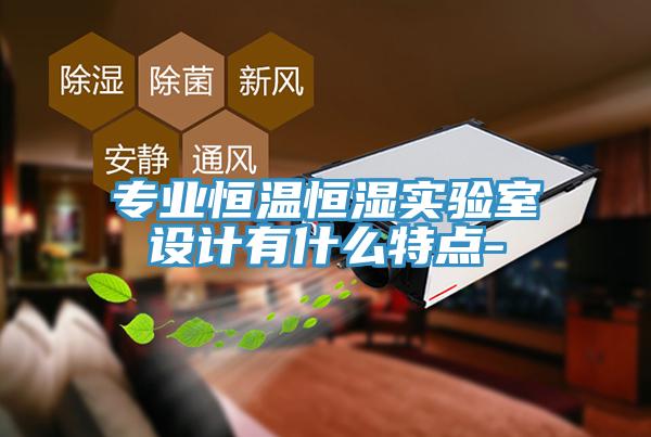 專業(yè)恒溫恒濕實驗室設計有什么特點-