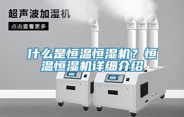 什么是恒溫恒濕機(jī)？恒溫恒濕機(jī)詳細(xì)介紹