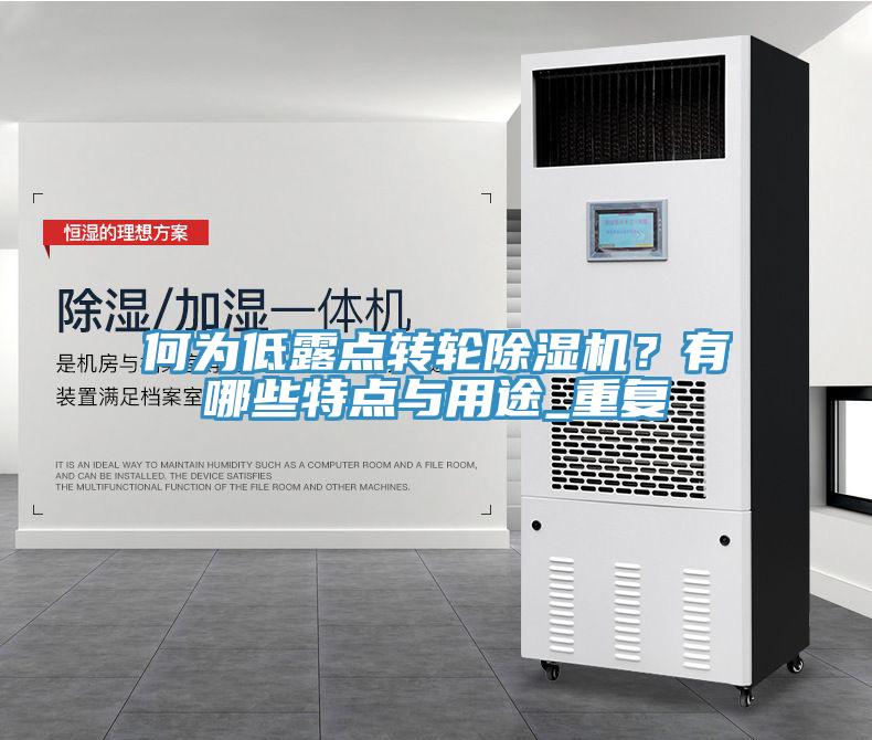何為低露點轉(zhuǎn)輪除濕機？有哪些特點與用途_重復(fù)