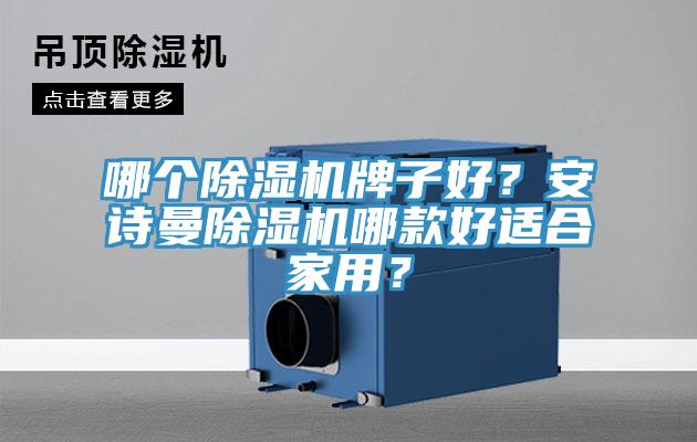 哪個除濕機牌子好？安詩曼除濕機哪款好適合家用？