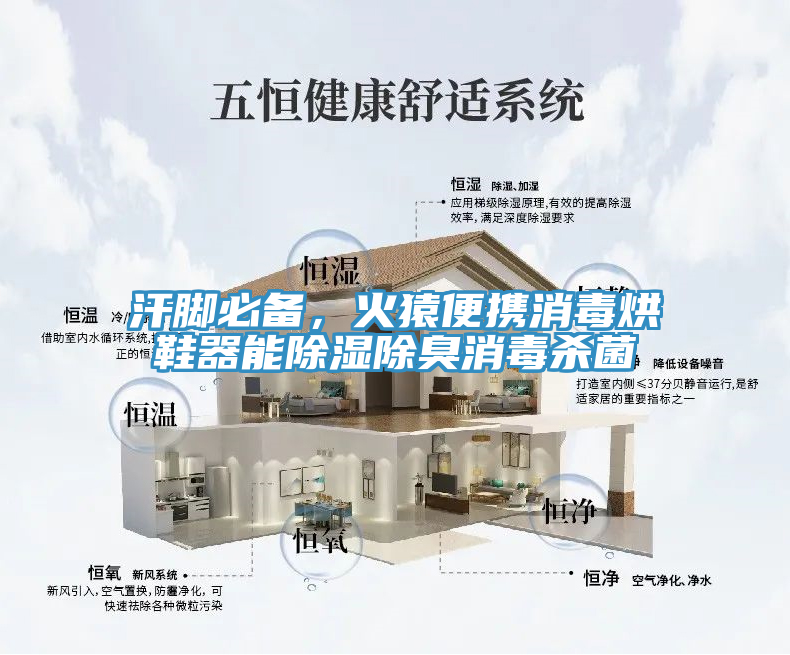 汗腳必備，火猿便攜消毒烘鞋器能除濕除臭消毒殺菌