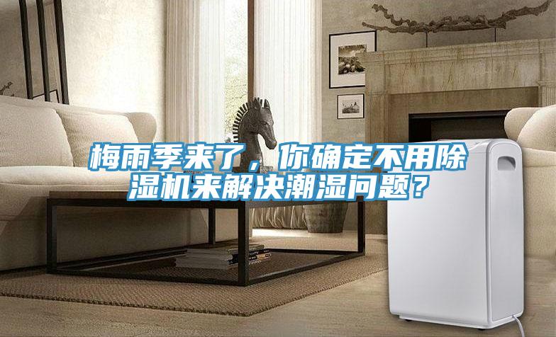梅雨季來了，你確定不用除濕機來解決潮濕問題？