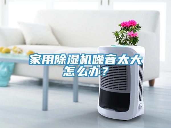 家用除濕機(jī)噪音太大怎么辦？