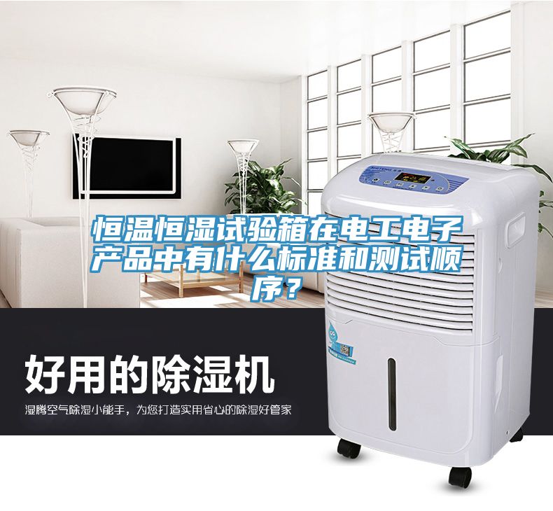 恒溫恒濕試驗(yàn)箱在電工電子產(chǎn)品中有什么標(biāo)準(zhǔn)和測試順序？