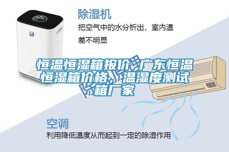 恒溫恒濕箱報(bào)價(jià) 廣東恒溫恒濕箱價(jià)格，溫濕度測(cè)試箱廠家