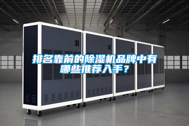 排名靠前的除濕機品牌中有哪些推薦入手？