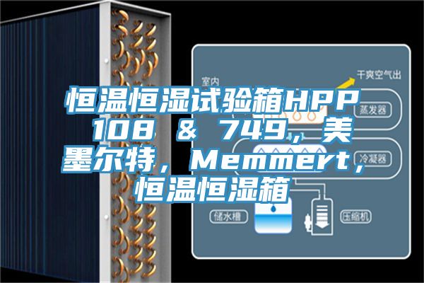 恒溫恒濕試驗箱HPP 108 & 749，美墨爾特，Memmert，恒溫恒濕箱