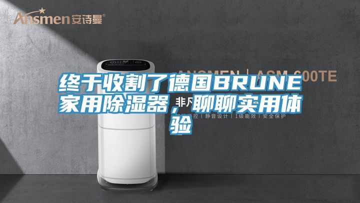 終于收割了德國BRUNE家用除濕器，聊聊實(shí)用體驗